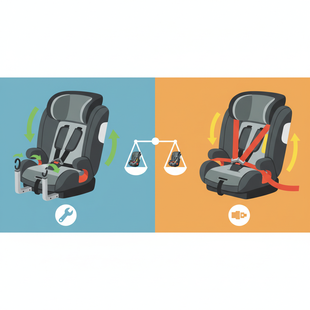 ISOFIX проти ременя безпеки: чесне порівняння
