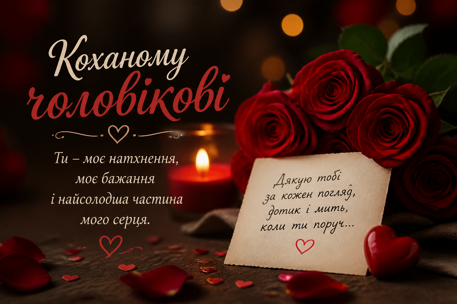 Пристрасні та чуттєві привітання