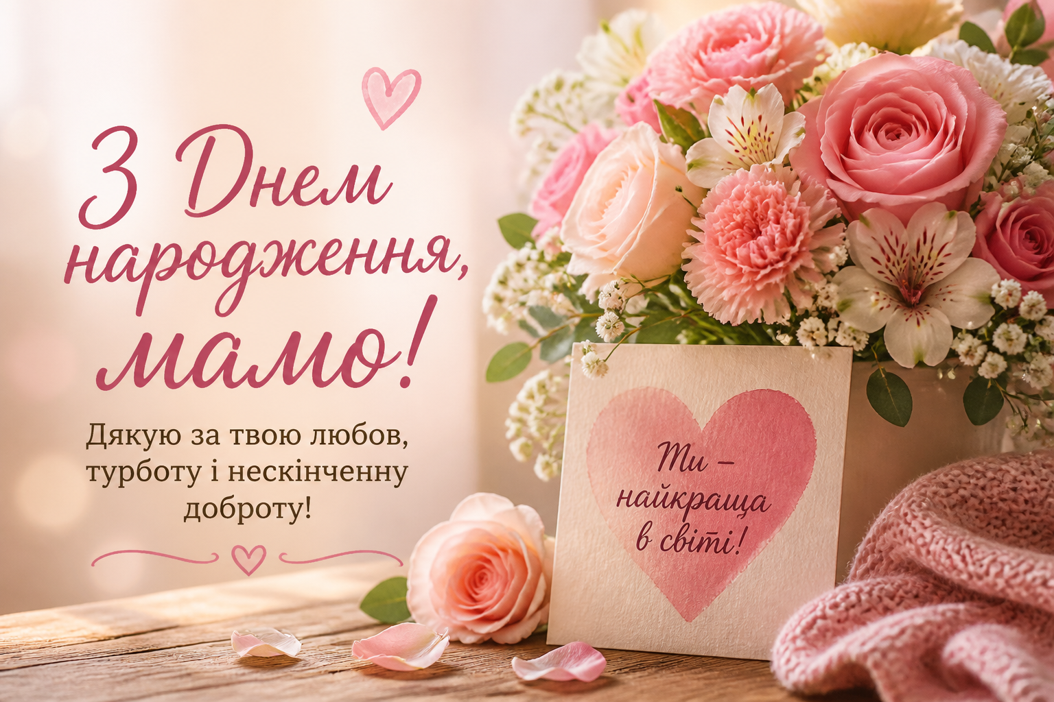 з днем народження мамо: 40 найтепліших побажань