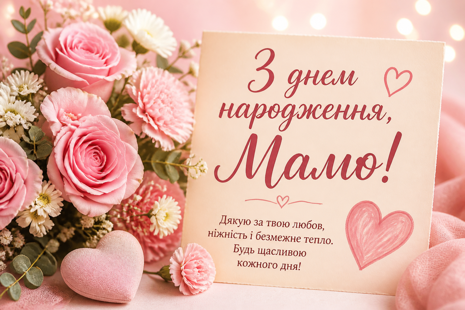 з днем народження мамо: 40 найтепліших побажань
