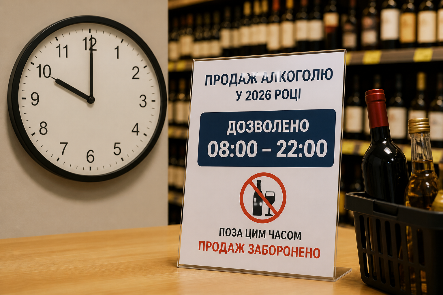 Загальні правила продажу алкоголю у 2026 році