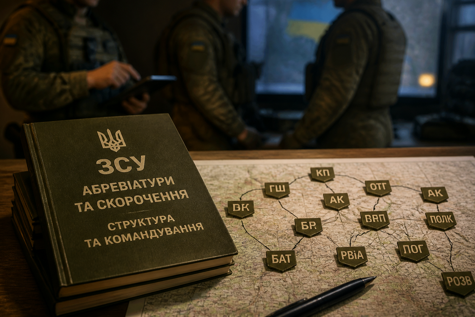 Загальні скорочення структури та командування