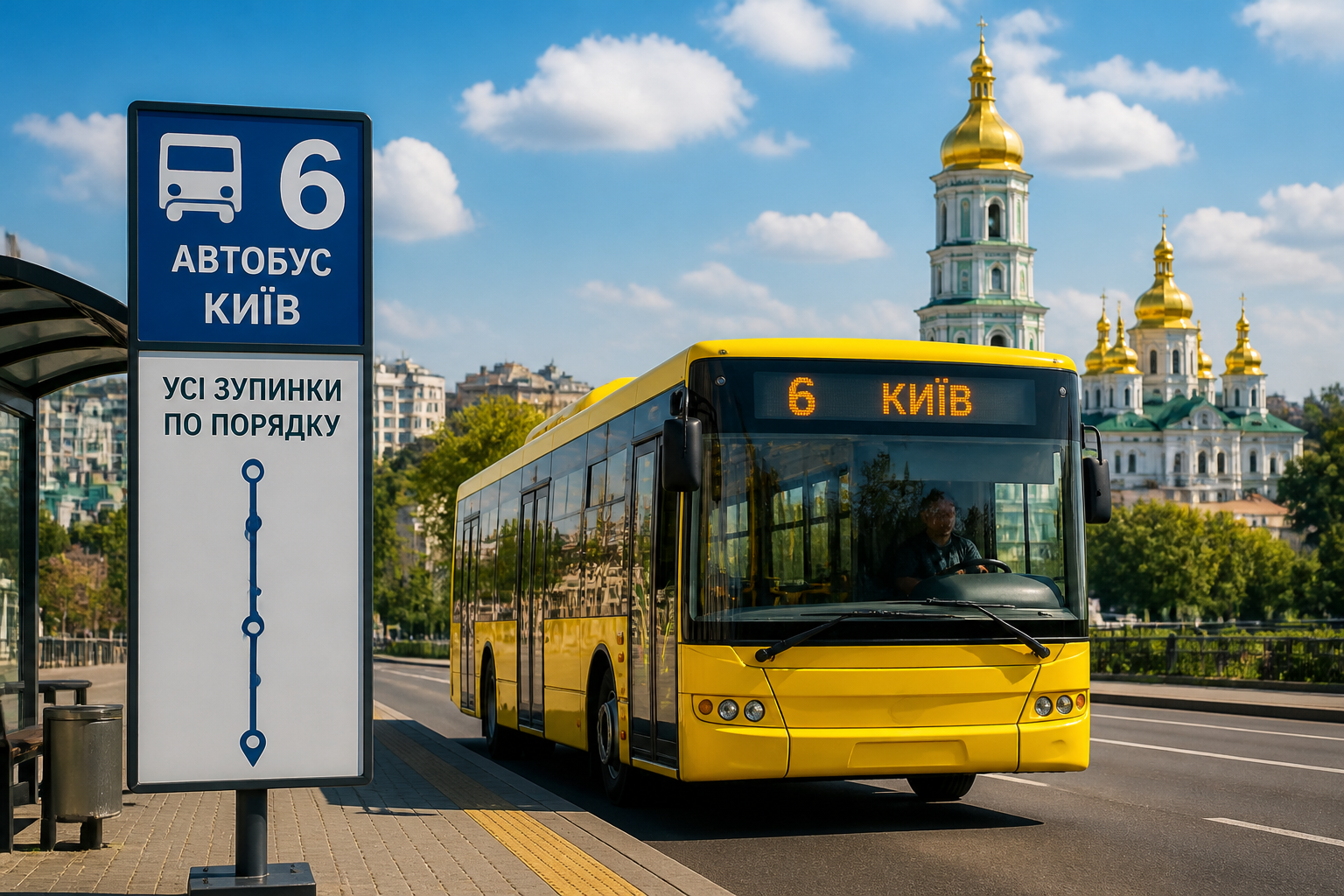 Усі зупинки по порядку