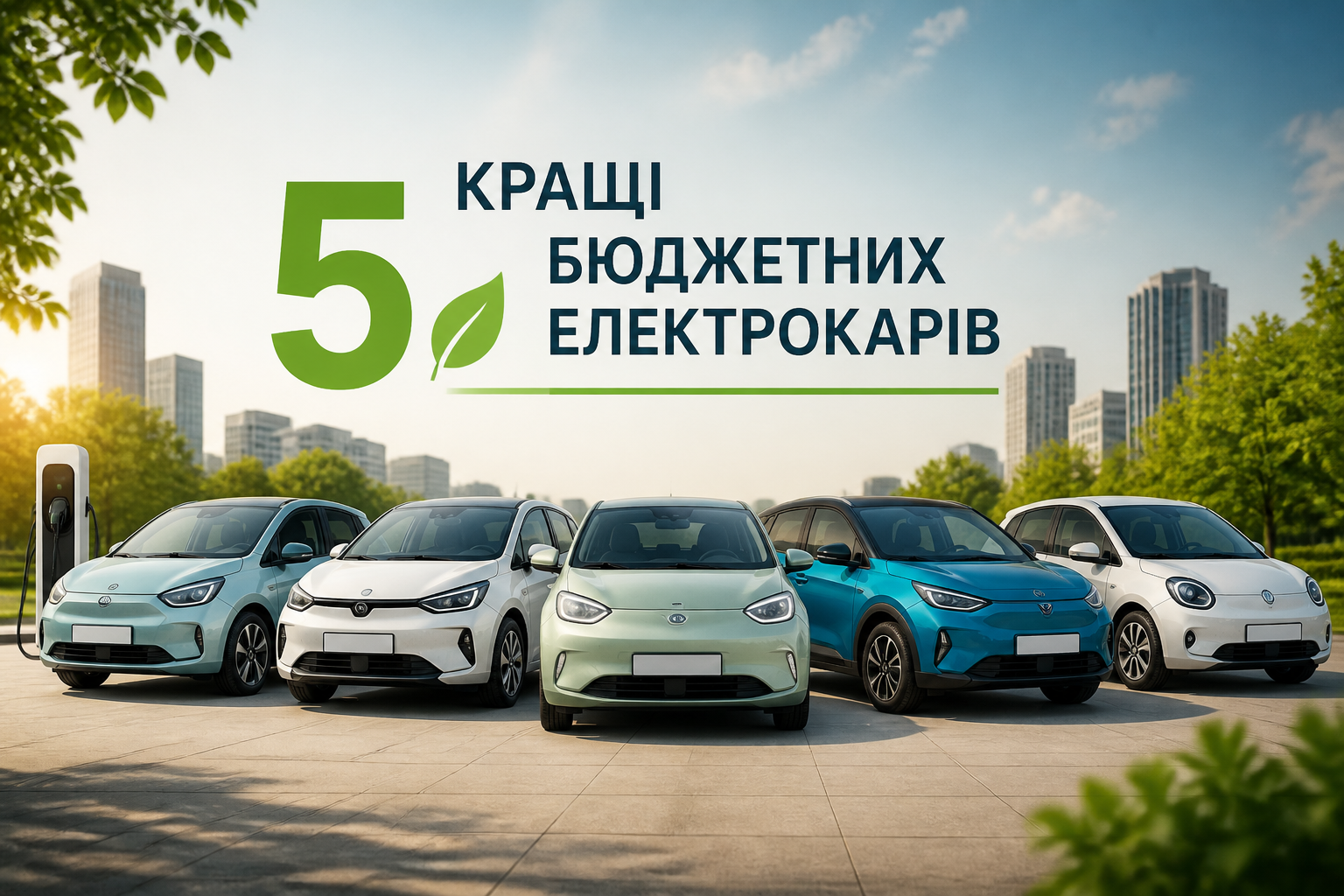 кращі 5 бюджетних електрокарів
