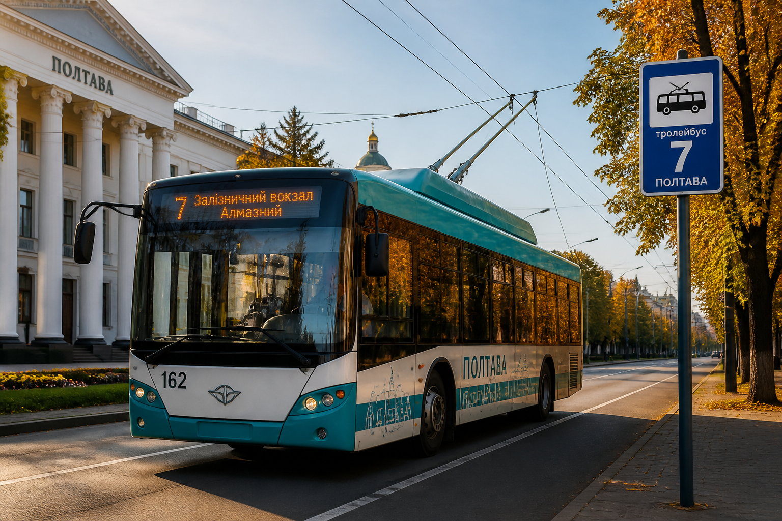 тролейбус 7 полтава