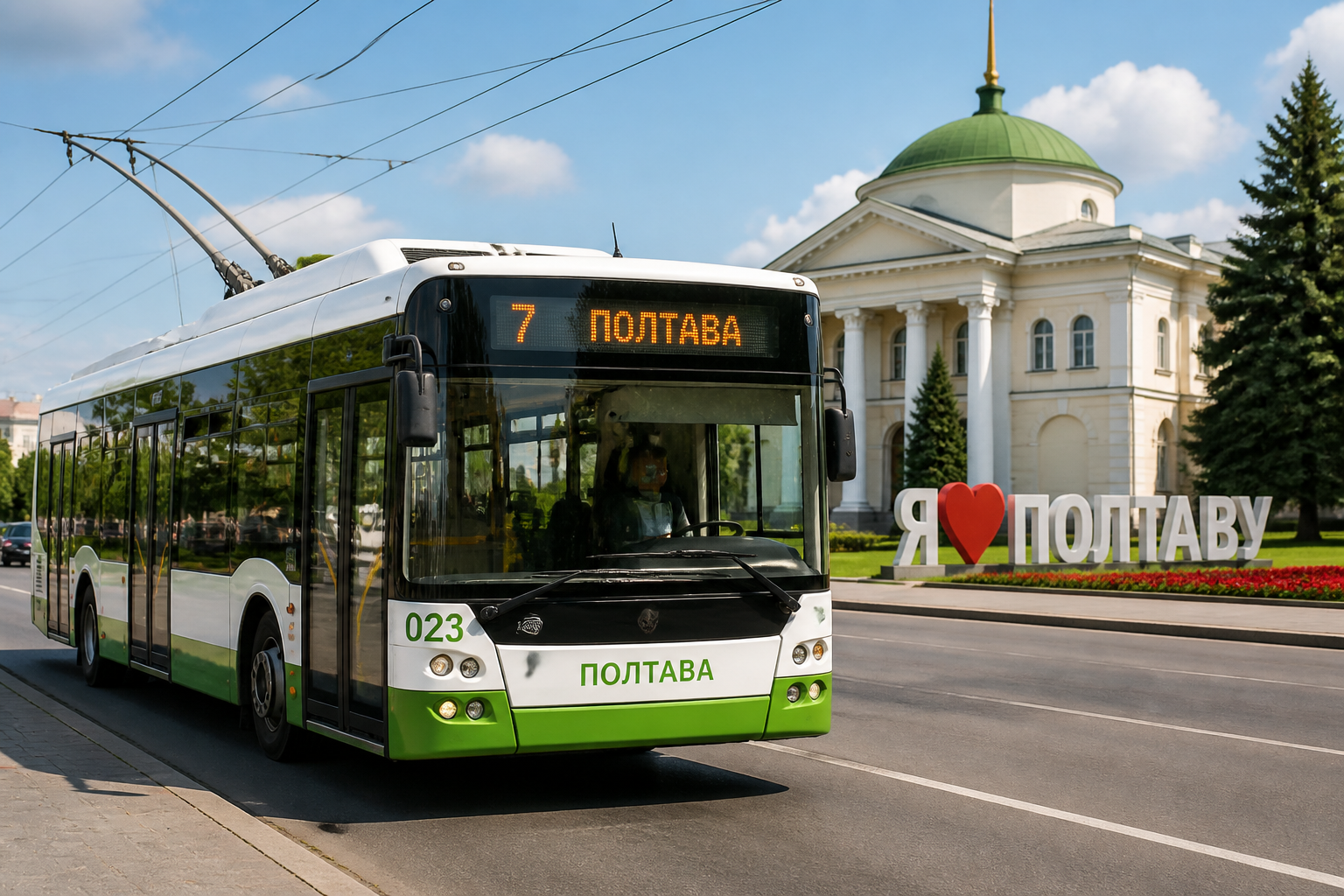 тролейбус 7 полтава