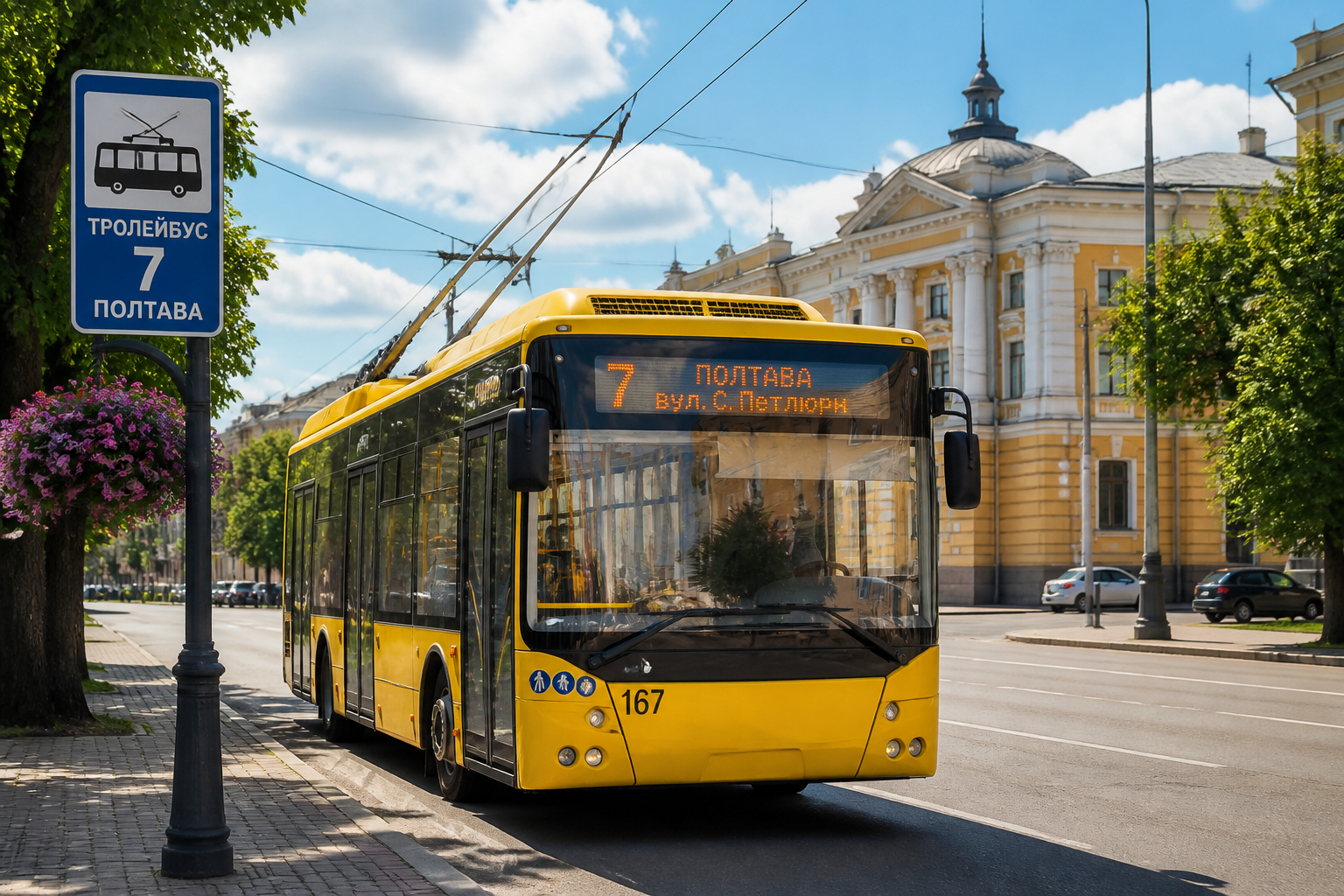 тролейбус 7 полтава