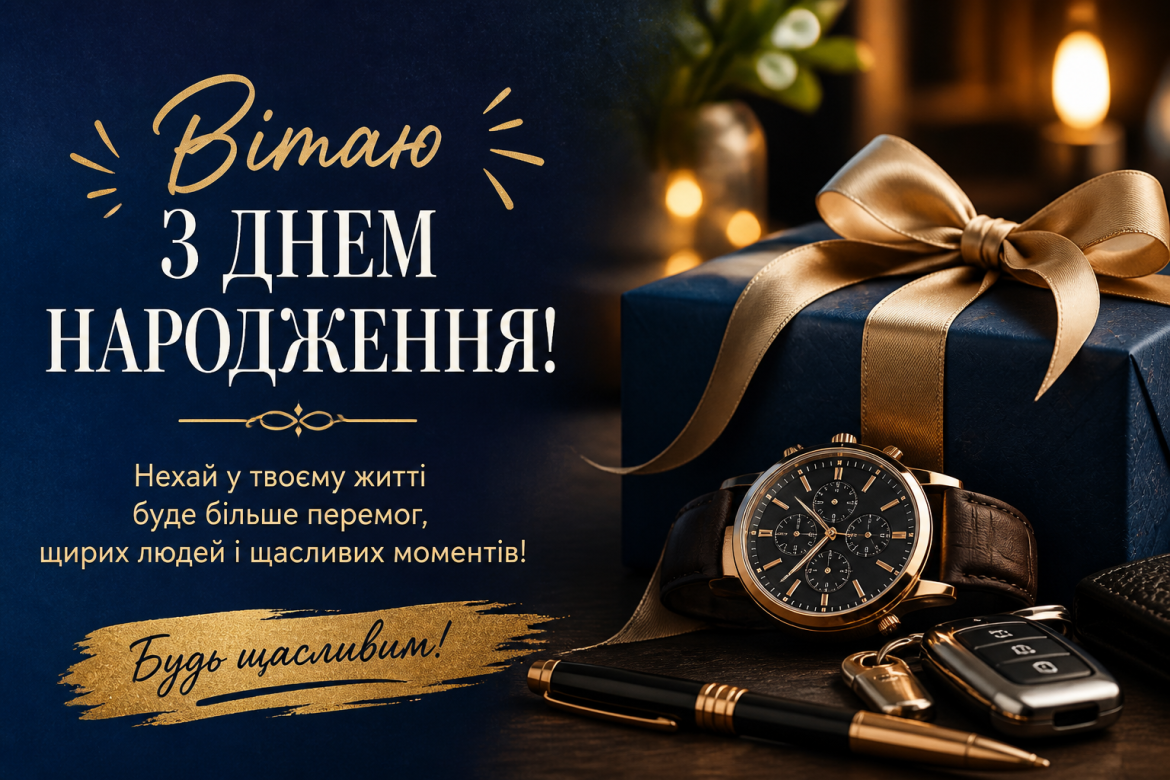 Привітання чоловіку з днем народження — щирі, теплі та незвичайні