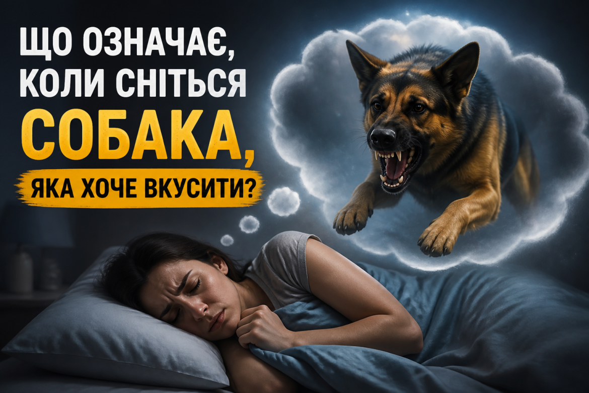 Що означає сон, у якому собака хоче вкусити: тлумачення та значення